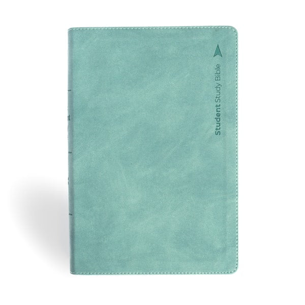 Cover image for CSB Student Study Bible, Earthen Teal Suedesoft Leathertouch, isbn: 9798384533481