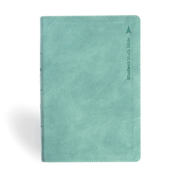 Cover image for CSB Student Study Bible, Earthen Teal Suedesoft Leathertouch, isbn: 9798384533481