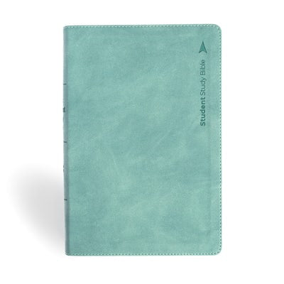 Cover image for CSB Student Study Bible, Earthen Teal Suedesoft Leathertouch, Indexed, isbn: 9798384533498