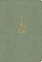 Cover image for KJV Super Giant Print Reference Bible, Sage Suedesoft Leathertouch, Indexed, isbn: 9798384533627