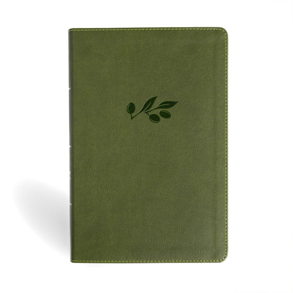 Cover image for NASB Giant Print Reference Bible, Olive Leathertouch, isbn: 9798384533672