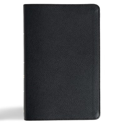 Cover image for CSB Thinline Bible, Anglicised Edition, Black Genuine Leather, isbn: 9798384537021