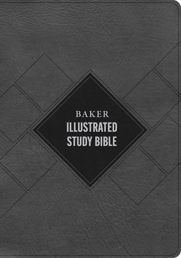 Cover image for CSB Baker Illustrated Study Bible, Charcoal Leathertouch, isbn: 9798384540212