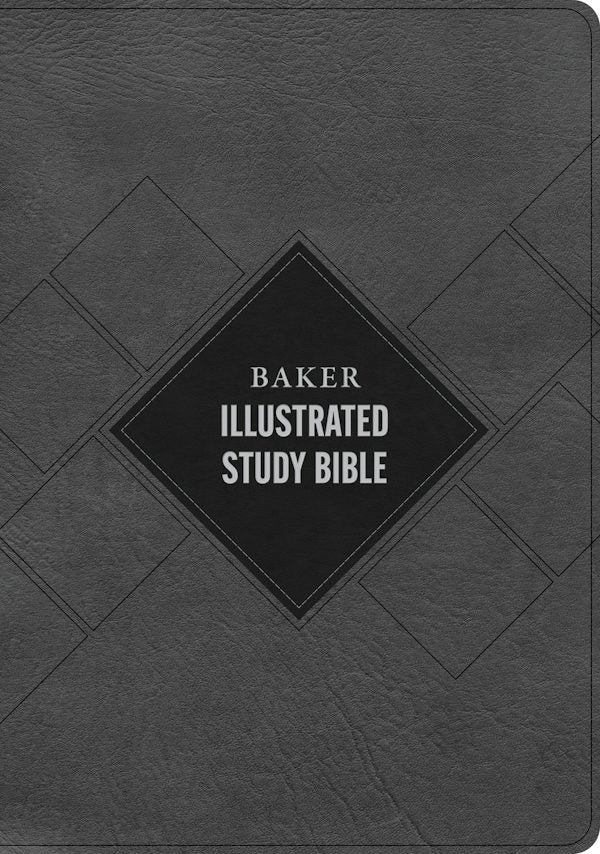 Cover image for CSB Baker Illustrated Study Bible, Charcoal Leathertouch, isbn: 9798384540212
