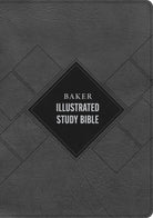 Cover image for CSB Baker Illustrated Study Bible, Charcoal Leathertouch, Indexed, isbn: 9798384540229