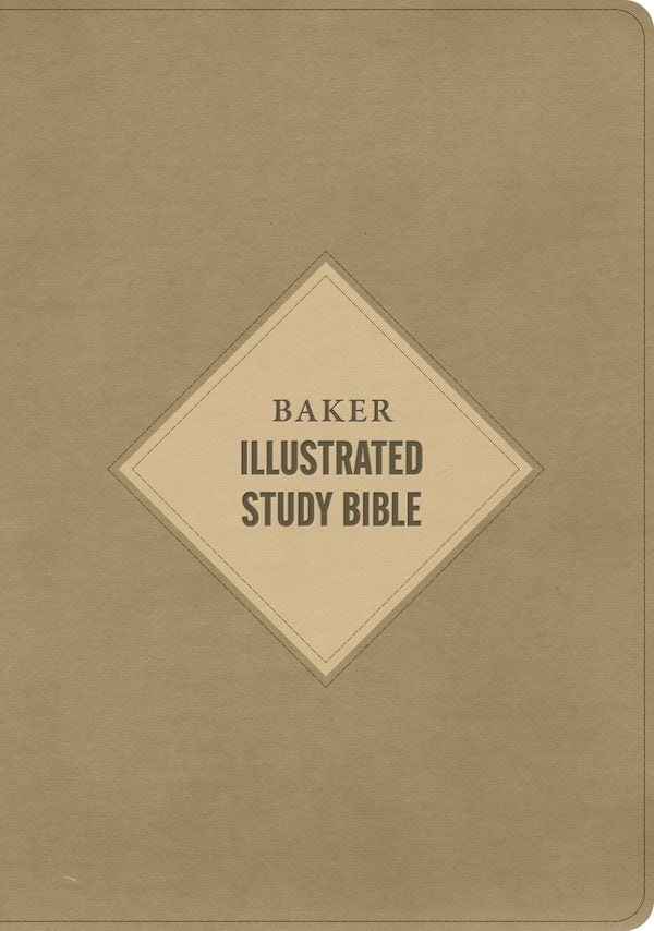 Cover image for CSB Baker Illustrated Study Bible, Khaki Leathertouch, isbn: 9798384540236