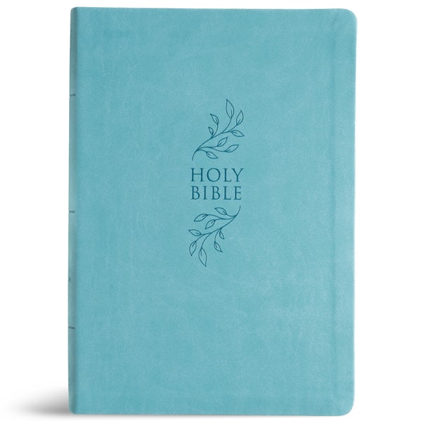 Cover image for KJV Super Giant Print Reference Bible, Value Edition, Blue Leathertouch, isbn: 9798384540434