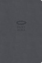 Cover image for KJV Super Giant Print Reference Bible, Value Edition, Charcoal Leathertouch, isbn: 9798384540441