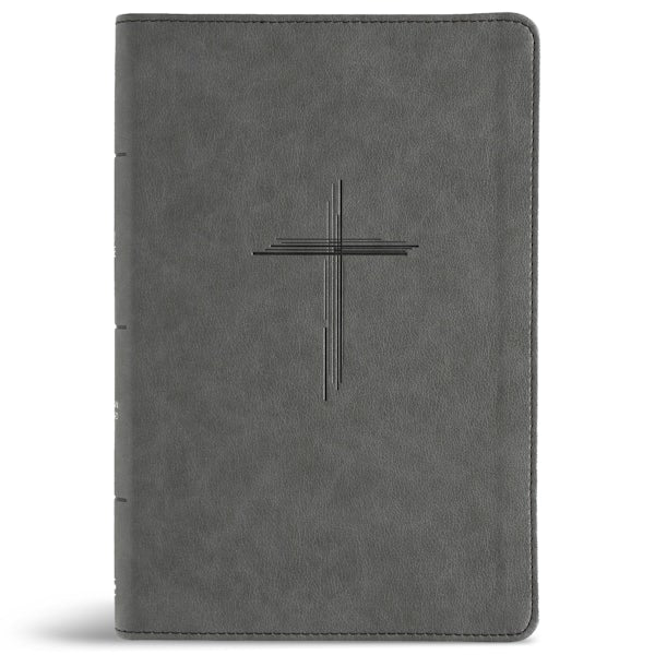 Cover image for CSB Personal Size Giant Print Bible, Digital Study Edition, Charcoal Suedesoft Leathertouch, isbn: 9798384540717