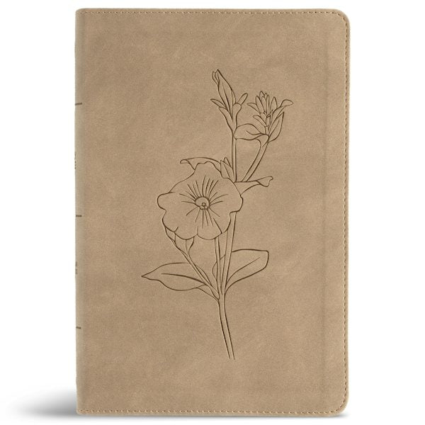 Cover image for CSB Personal Size Giant Print Bible, Digital Study Edition, Earth Suedesoft Leathertouch, isbn: 9798384540731