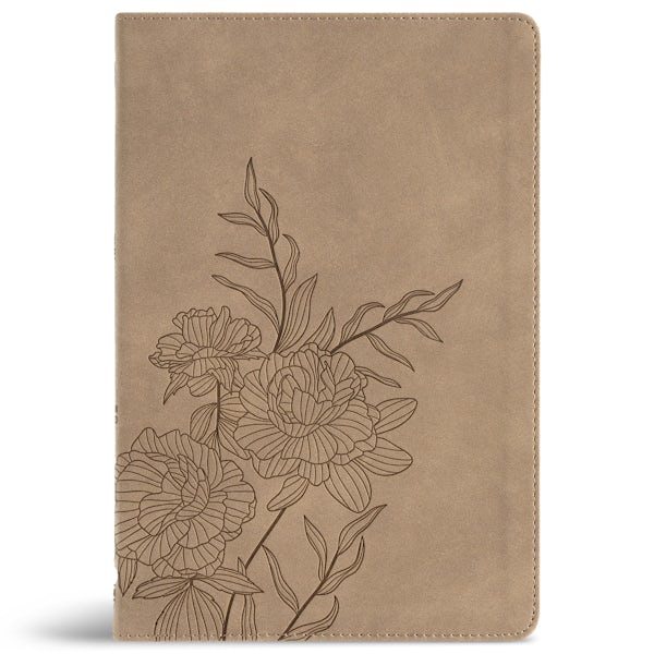 Cover image for CSB Large Print Thinline Bible, Digital Study Edition, Earth Suedesoft Leathertouch, isbn: 9798384540755