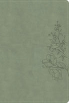 Cover image for CSB Large Print Thinline Bible, Digital Study Edition, Sage Suedesoft Leathertouch, isbn: 9798384540762