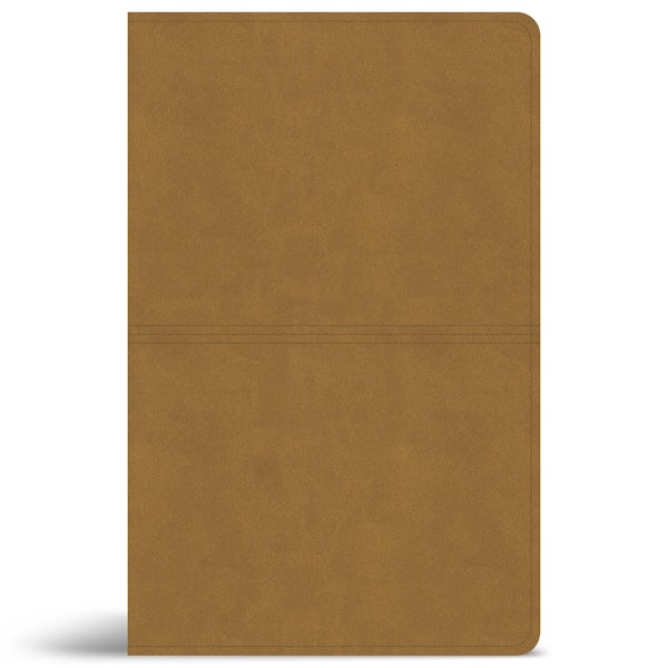 Cover image for CSB Thinline Reference Bible, Digital Study Edition, Camel Suedesoft Leathertouch, isbn: 9798384540823