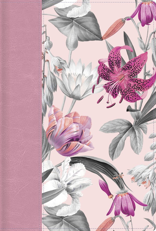 Cover image for Rvr 1960 Biblia Letra Grande, Tama�o Manual, Rosa P�talos, S�mil Piel Con �ndice, isbn: 9798384543008