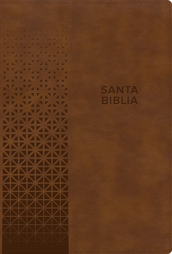 Cover image for Rvr 1960 Biblia Letra Grande, Tama�o Manual, Edici�n Especial, Marr�n R�stico, S�mil Piel, isbn: 9798384544333