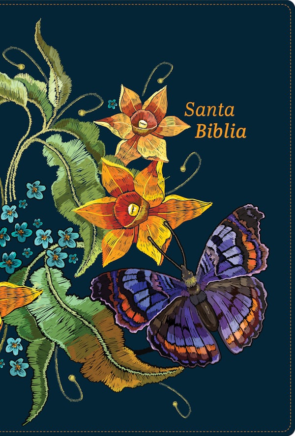 Cover image for Rvr 1960 Biblia Letra Grande, Tama�o Manual, Edici�n Especial, Azul Nocturno, S�mil Piel, isbn: 9798384544357