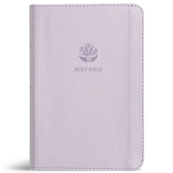 Cover image for KJV Large Print Compact Reference Bible, Lavender Leathertouch, isbn: 9798384546139