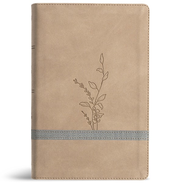 Cover image for KJV Large Print Personal Size Reference Bible, Earthen Suedesoft Leathertouch, Indexed, isbn: 9798384546153