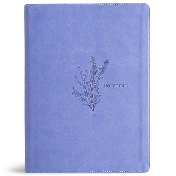 Cover image for KJV Study Bible, Full-Color, Lavender Leathertouch, Indexed, isbn: 9798384546207