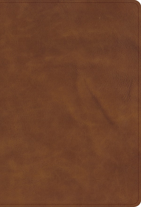 Cover image for CSB Single-Column Compact Bible, Holman Handcrafted Collection, Zipper Closure, Marbled Tan Premium Calfskin, isbn: 9798384546238