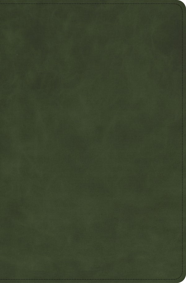 Cover image for CSB Single-Column Compact Bible, Holman Handcrafted Collection, Zipper Closure, Marbled Olive Premium Calfskin, isbn: 9798384546245