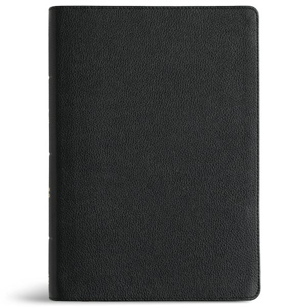 Cover image for CSB Super Giant Print Reference Bible, Easy-To-Read Optimal Type, Digital Study Edition, Black Genuine Leather, isbn: 9798384546382