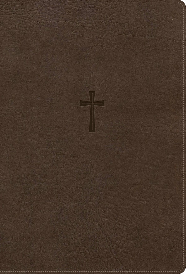 Cover image for CSB Super Giant Print Reference Bible, Optimal Type, Digital Study Edition, Brown Leathertouch, Indexed, isbn: 9798384546412