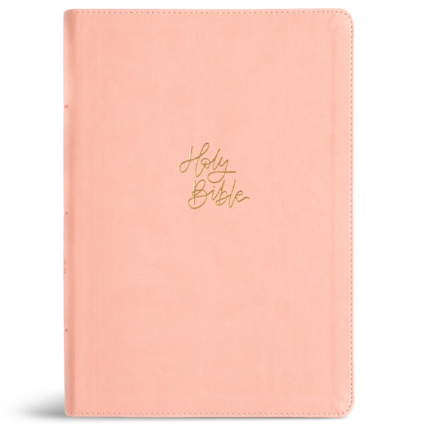 Cover image for CSB Super Giant Print Reference Bible, Optimal Type, Digital Study Edition, Pink Leathertouch, isbn: 9798384546429