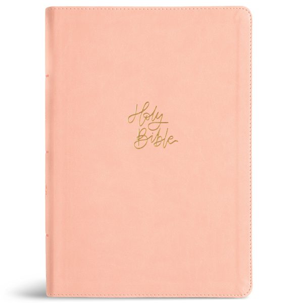 Cover image for CSB Super Giant Print Reference Bible, Easy-To-Read Optimal Type, Digital Study Edition, Pink Leathertouch, isbn: 9798384546429