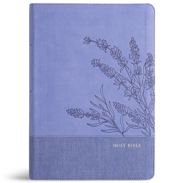 Cover image for CSB Super Giant Print Reference Bible, Optimal Type, Digital Study Edition, Lavender Leathertouch, isbn: 9798384546443