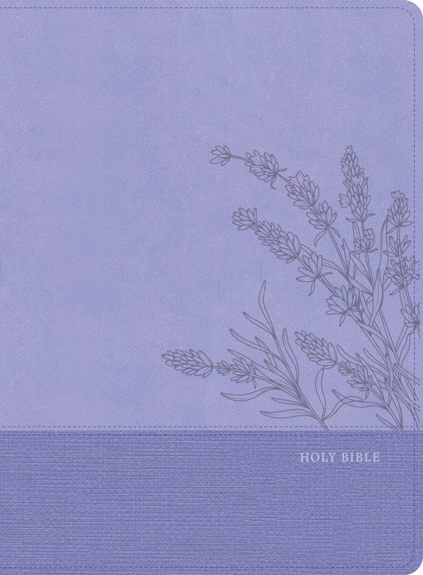 Cover image for CSB Super Giant Print Reference Bible, Optimal Type, Digital Study Edition, Lavender Leathertouch, Indexed, isbn: 9798384546450