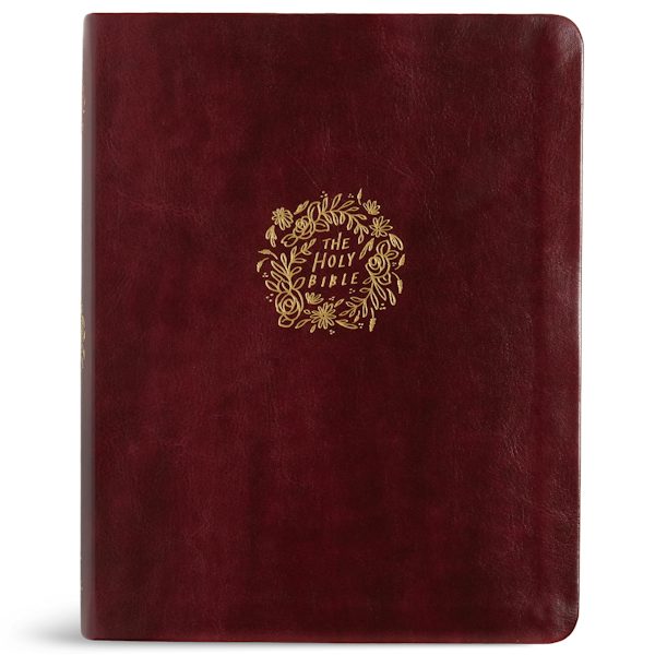 Cover image for CSB Notetaking Bible, Hosanna Revival Edition, Heidelberg Burgundy Leathertouch, isbn: 9798384546559