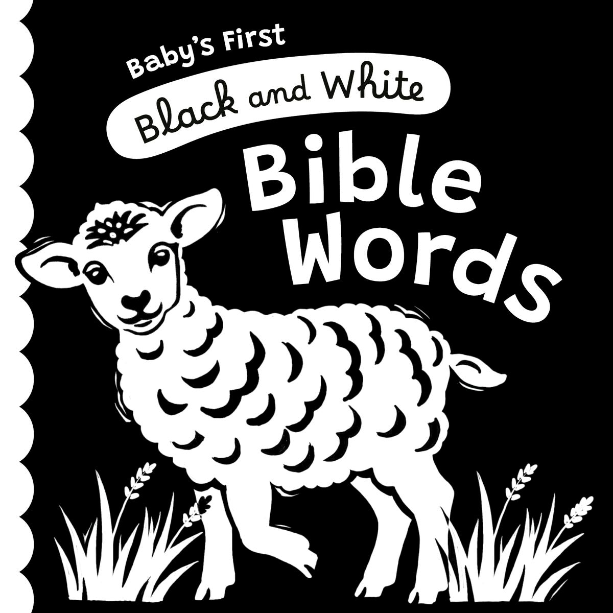 Cover image for Baby's First Black and White Bible Words, isbn: 9798384549680