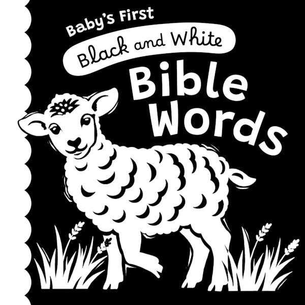 Cover image for Baby's First Black and White Bible Words, isbn: 9798384549680