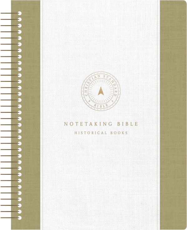Cover image for CSB Spiral-Bound Notetaking Bible, Optimal Type, Historical Books, isbn: 9798384552598
