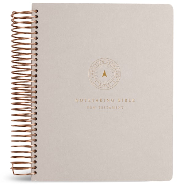 Cover image for CSB Spiral-Bound Notetaking Bible, Optimal Type, New Testament, isbn: 9798384552604