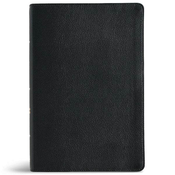 Cover image for CSB Giant Print Reference Bible, Easy-To-Read Optimal Type, Digital Study Edition, Black Genuine Leather, Indexed, isbn: 9798384552925