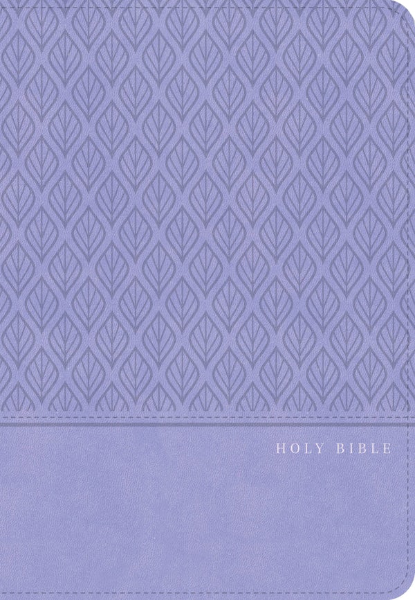 Cover image for CSB Giant Print Reference Bible, Optimal Type, Digital Study Edition, Lavender Leathertouch, Indexed, isbn: 9798384552949