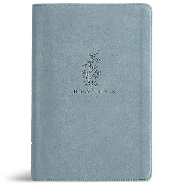 Cover image for CSB Giant Print Reference Bible, Optimal Type, Digital Study Edition, Weathered Blue Leathertouch, isbn: 9798384552956