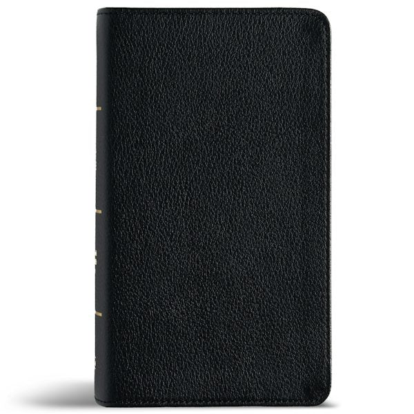Cover image for CSB Large Print Compact Reference Bible, Easy-To-Read Optimal Type, Digital Study Edition, Black Genuine Leather, isbn: 9798384552970