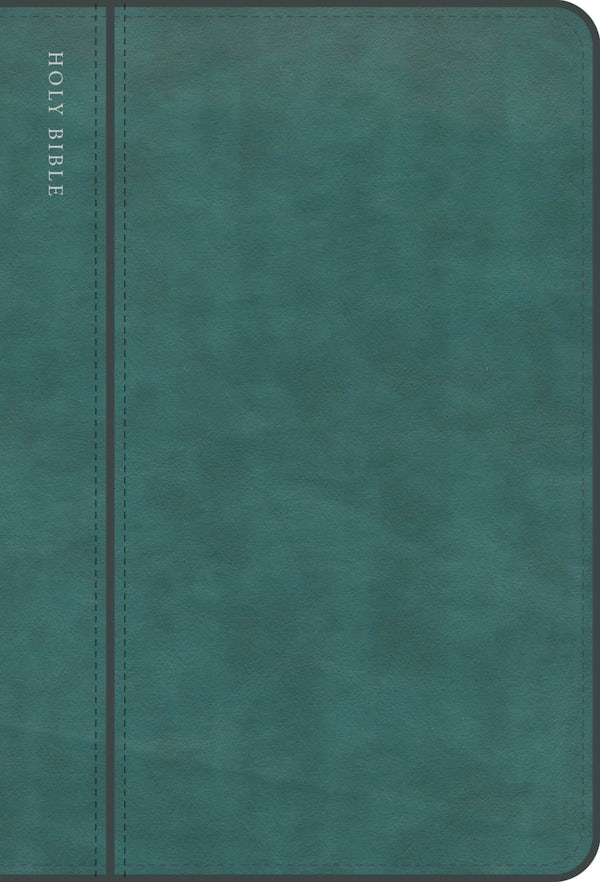Cover image for CSB Large Print Compact Reference Bible, Optimal Type, Digital Study Edition, Teal Leathertouch, isbn: 9798384552994