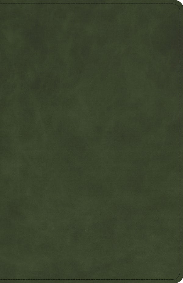 Cover image for KJV Personal Size Bible, Holman Handcrafted Collection, Zipper Closure, Marbled Olive Premium Calfskin, isbn: 9798384553120