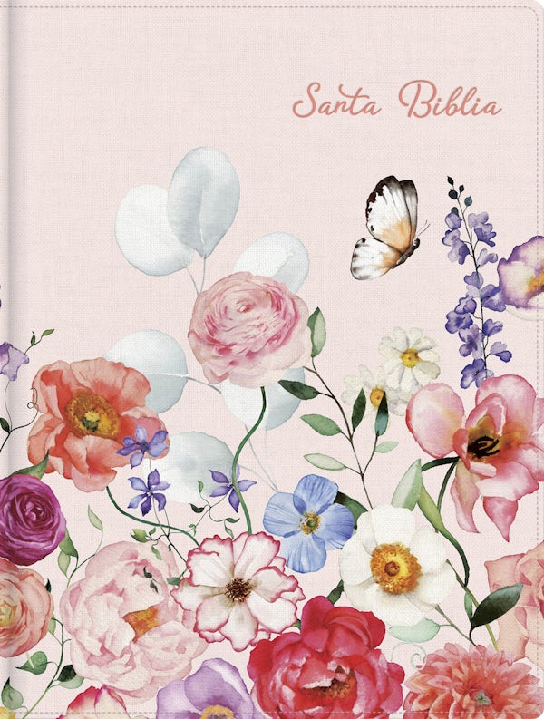 Cover image for Rvr 1960 Biblia de Apuntes, Rosa P�talos, Tela Sobre Tapa Dura, isbn: 9798384554189