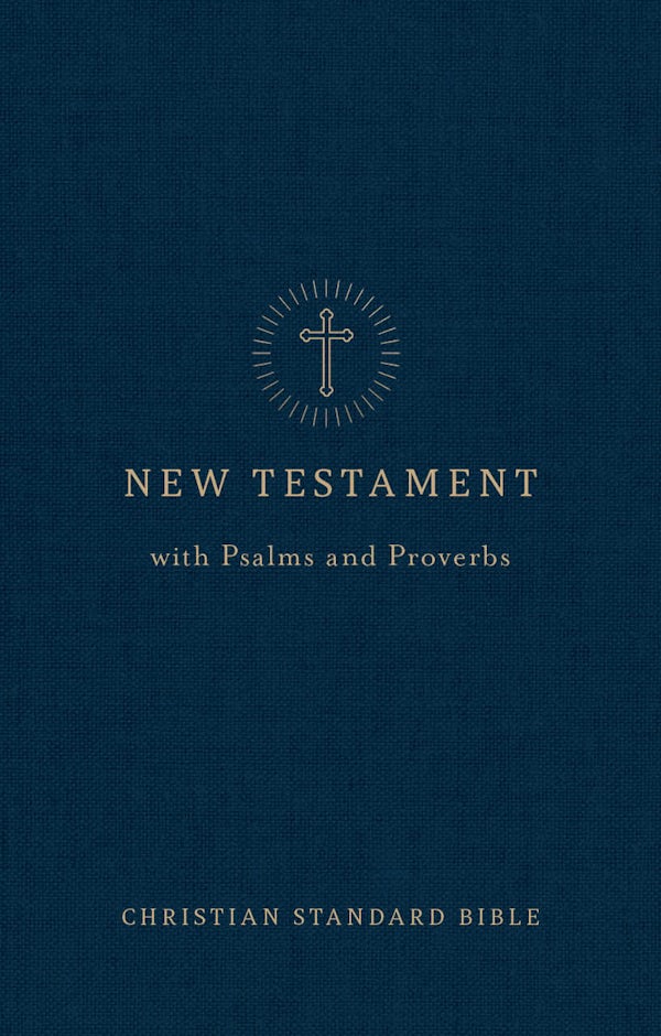 Cover image for CSB Pocket New Testament with Psalms and Proverbs, Easy-To-Read Optimal Type, Navy Trade Paper, isbn: 9798384557234