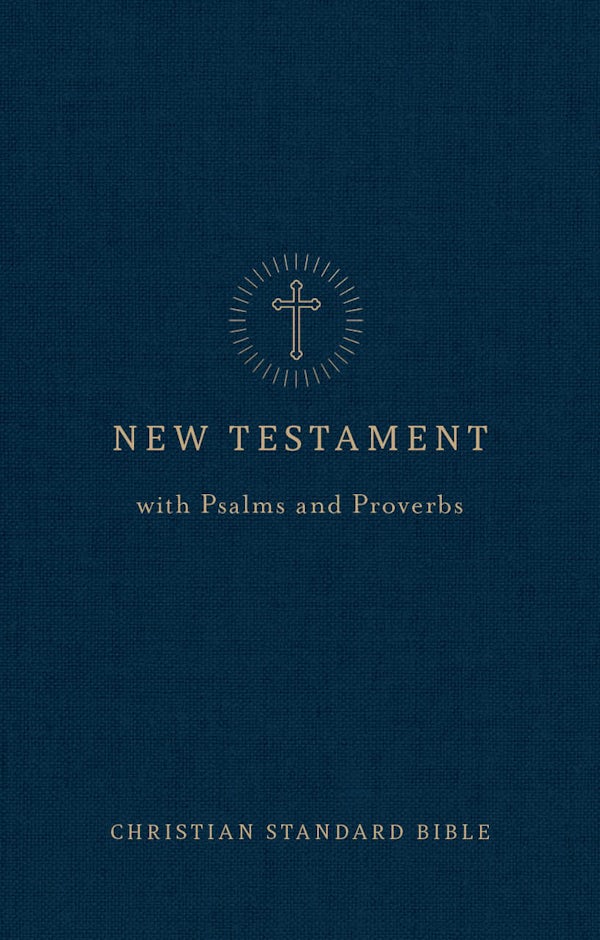 Cover image for CSB Pocket New Testament with Psalms and Proverbs, Easy-To-Read Optimal Type, Navy Trade Paper, isbn: 9798384557234