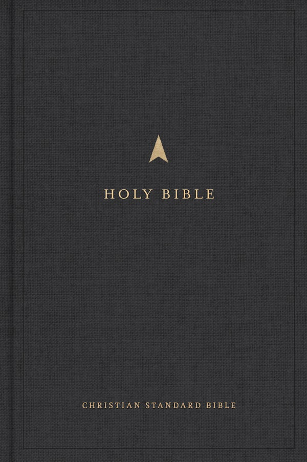 Cover image for CSB Pew Bible, Large Print Edition, Easy-To-Read Optimal Type, Charcoal Cloth Over Board, isbn: 9798384557289