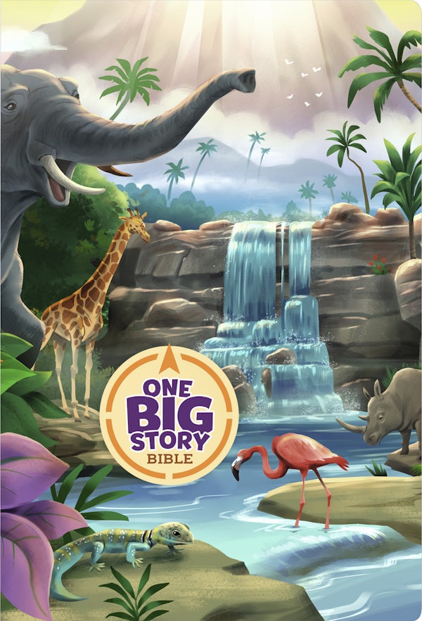 Cover image for CSB One Big Story Bible, Revised & Updated, Easy-To-Read Optimal Type, Creation Leathertouch, Indexed, isbn: 9798384557586