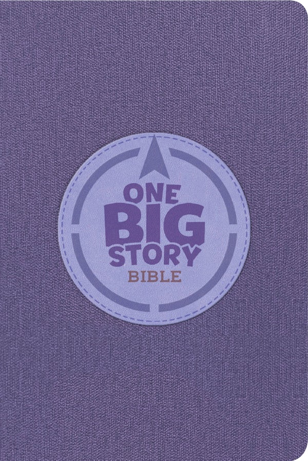 Cover image for CSB One Big Story Bible, Revised & Updated, Easy-To-Read Optimal Type, Purple Leathertouch, Indexed, isbn: 9798384557630