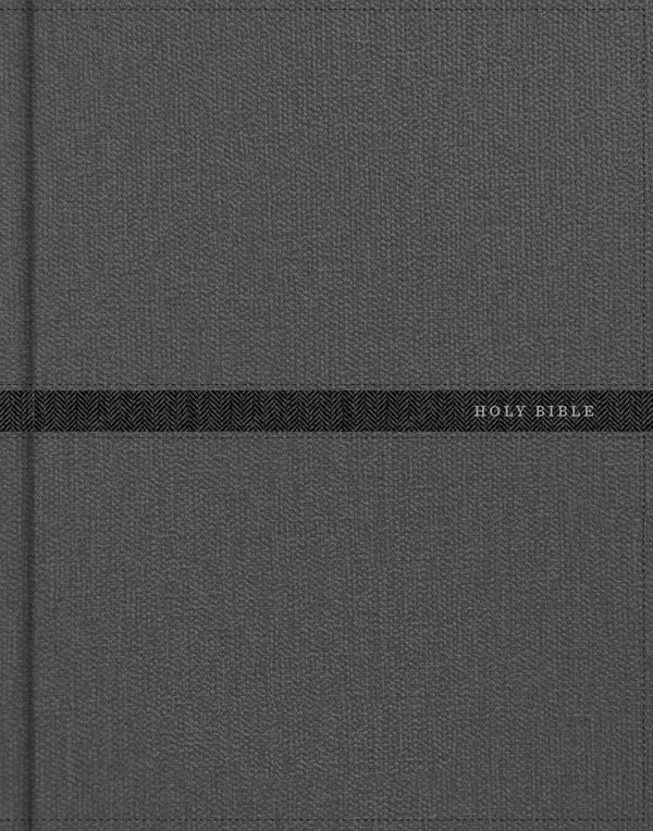 Cover image for KJV Notetaking Bible, Expanded Reference Edition, Gray/Charcoal Cloth Over Board, isbn: 9798384557654