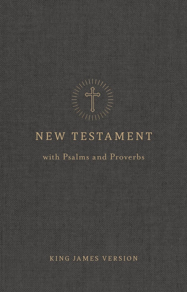 Cover image for KJV Pocket New Testament with Psalms and Proverbs, Charcoal Trade Paper, isbn: 9798384557692